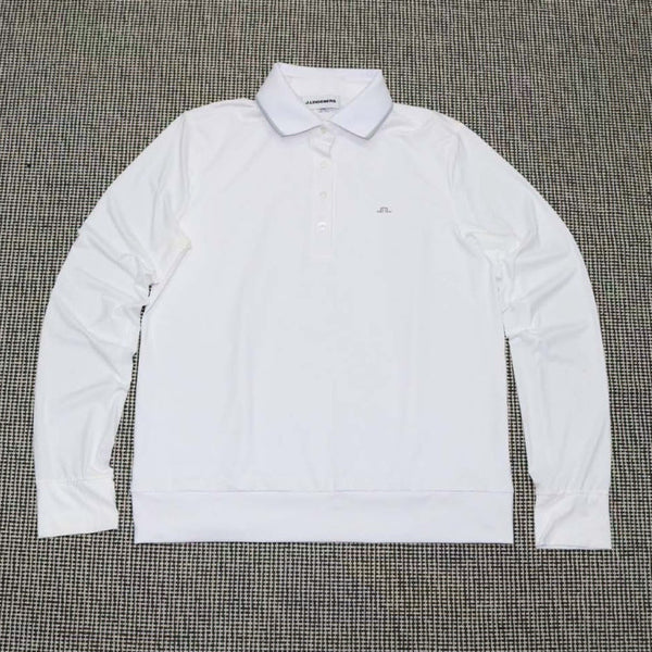 [BUNJANG] J.LINDEBERG Women's Functional Golf Long Sleeve Polo Shirt Size 95 / 제이린드버그 기능성 골프 긴팔 카라티 여성 95