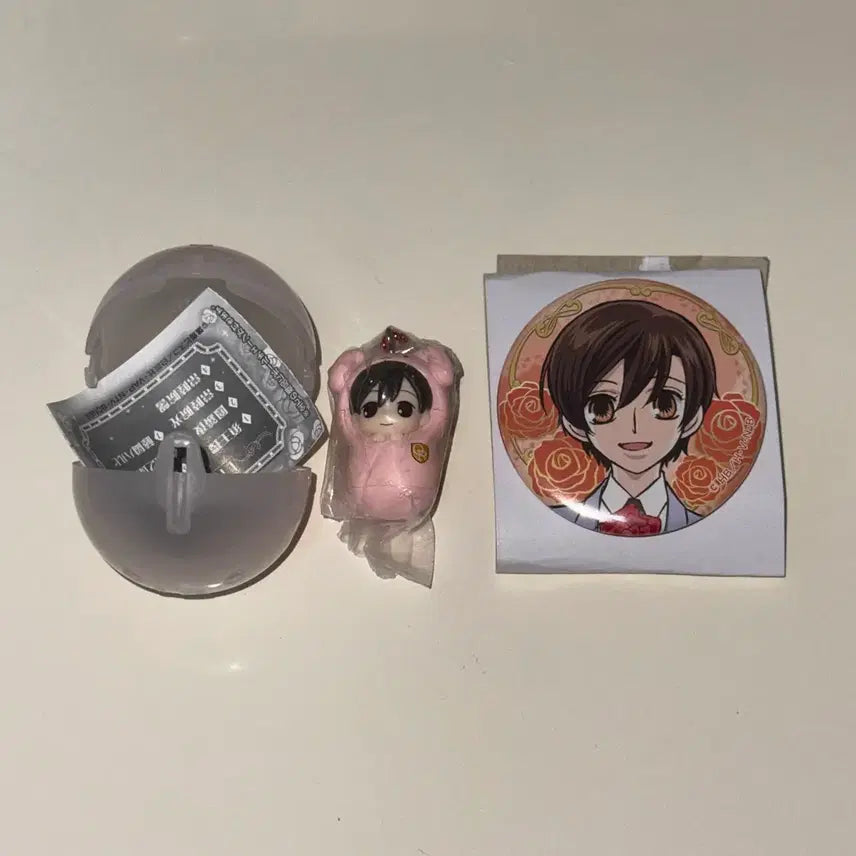 [BUNJANG] Ouran High School Host Club Bundle Set Pochaco Charm & Badge / (일괄) 오란고교 하루히 포대기 가챠, 뱃지