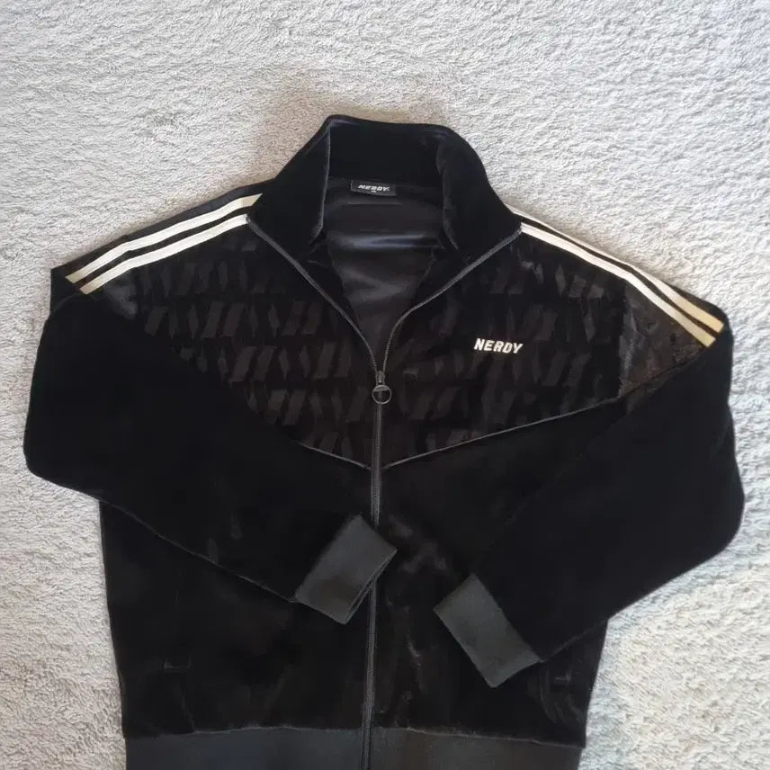 [BUNJANG] NERDY Velvet Track Jacket / 널디