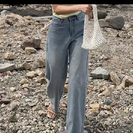 [BUNJANG] GoGoSing Pastel Wide Denim Pants 170ver Size S / 고고싱 파스텔와이드데님PT 170ver