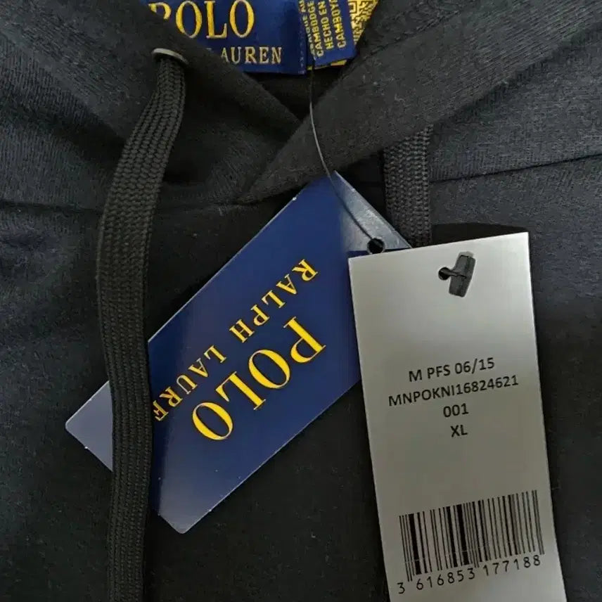 [BUNJANG] Polo Ralph Lauren Black Hoodie XL / 폴로 랄프로렌 후드티 블랙 XL