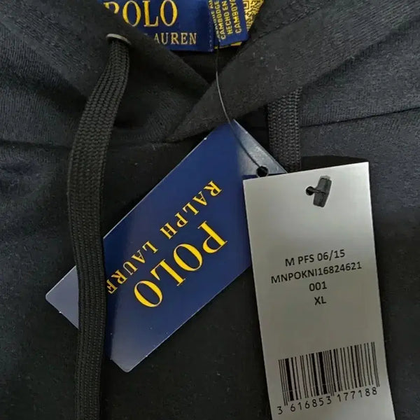 [BUNJANG] Polo Ralph Lauren Black Hoodie XL / 폴로 랄프로렌 후드티 블랙 XL