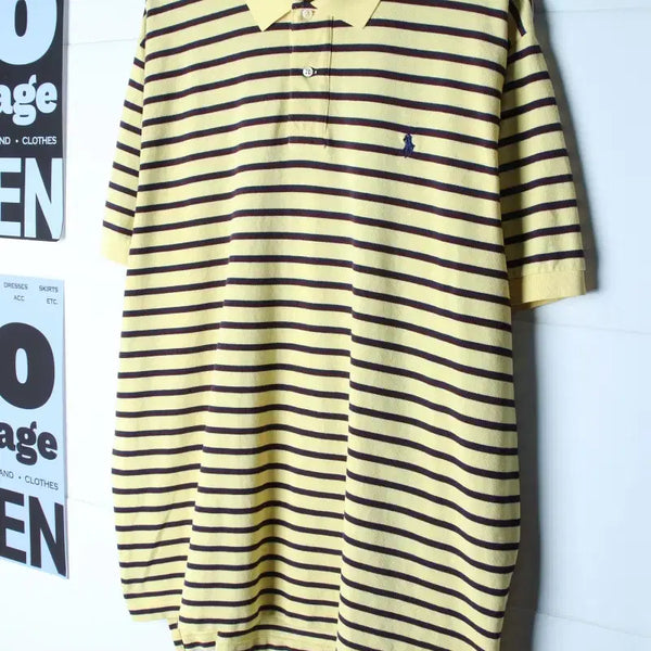 [BUNJANG] Polo Ralph Lauren 90S-H36978 Short Sleeve Polo Shirt (2XL-4XL) / (2XL-4XL) 폴로 랄프로렌 반팔 카라 티셔츠 90S-H36978