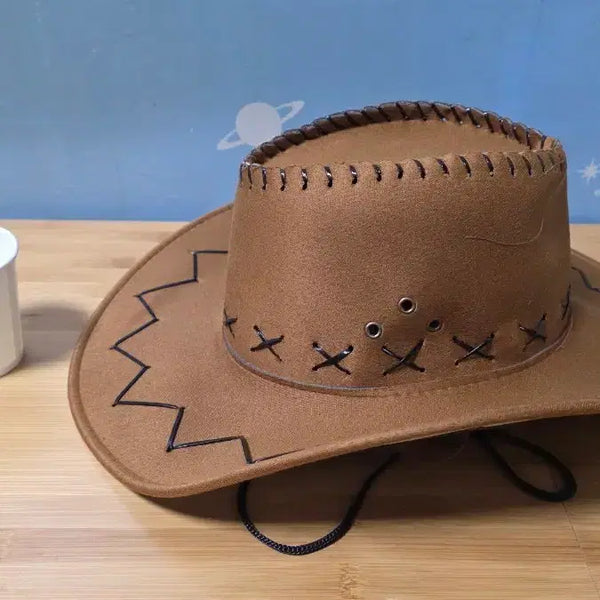 [BUNJANG] Cowboy Hat (57cm Head Circumference) / 새상품) 카우보이 모자, 남자 모자 (머리둘레 57cm)