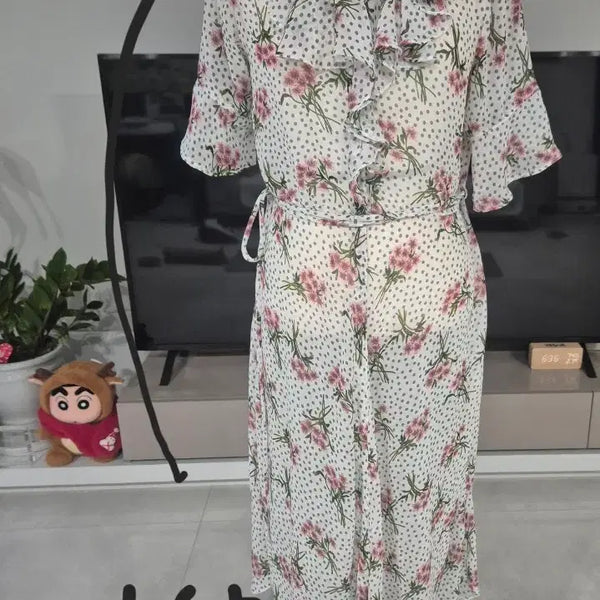 [BUNJANG] Chiffon Long Dress / 샤랄라 쉬폰 롱원피스
