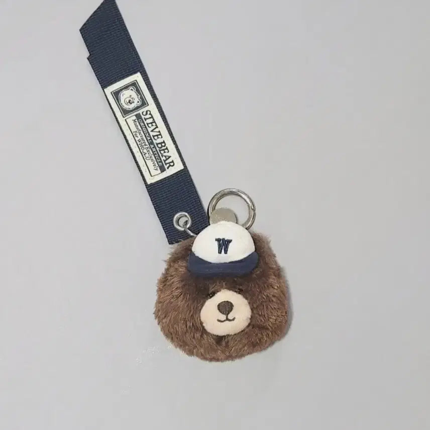 [BUNJANG] Whoau Bear Charm Keychain / 스티브 백 참 곰돌이 키링