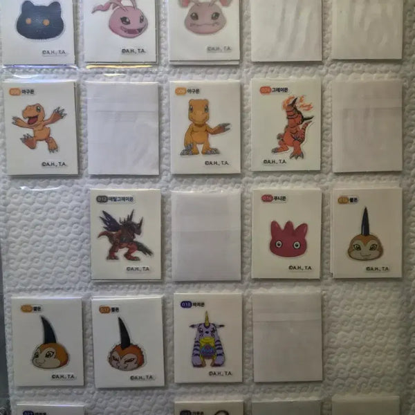 [BUNJANG] Digimon Digital Monsters Stickers Bundle (Approx. 162 pcs) / 디지몬 띠부씰 일괄 162장 가량 일괄 및 개별판매