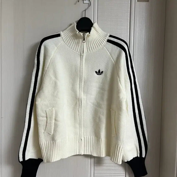 [BUNJANG] Adinine Knit Zip-Up / 아디니트집업