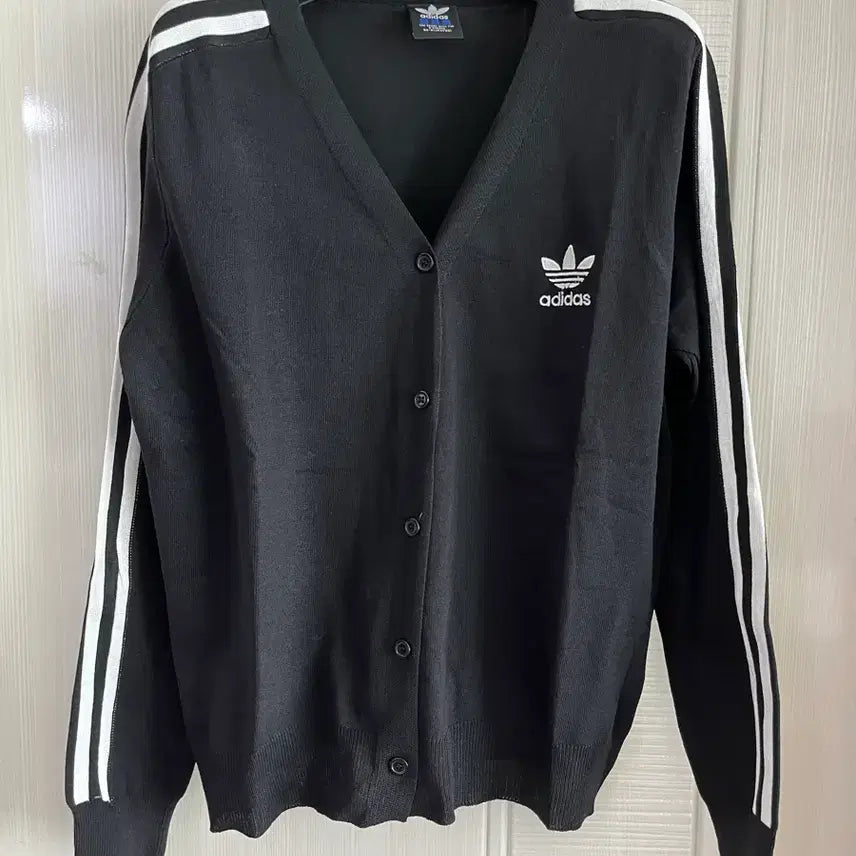 [BUNJANG] Adidas Women's V-Neck Cardigan / 아디여성브이넥가디건