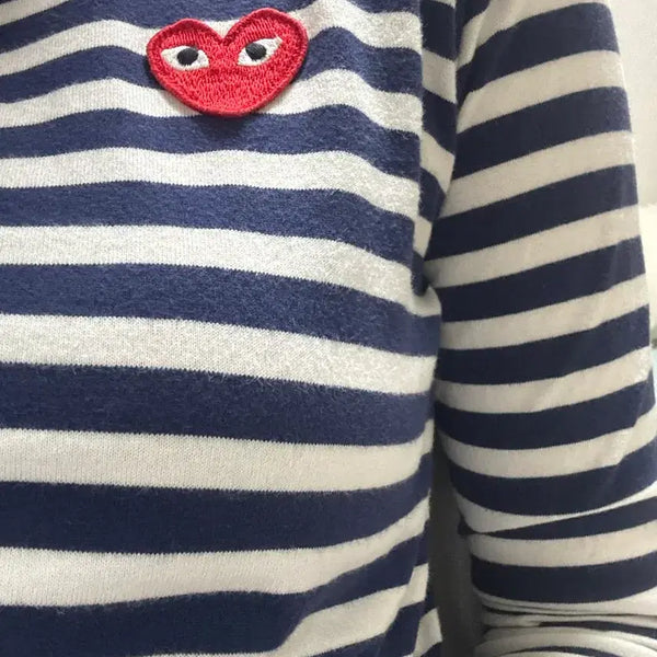 [BUNJANG] Comme des Garçons Striped Long Sleeve Shirt Size M / 꼼데 스트라이프 롱슬리브 사이즈 교환