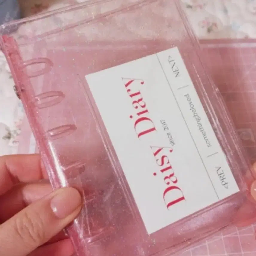 [BUNJANG] Something Beloved A7 Juicy Pink Diary Cover / 썸띵비러브드 a7 쥬시핑크 구합니당