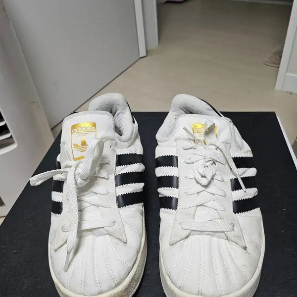 [BUNJANG] Adidas Superstar White/Black 265mm Sneakers / 아디다스 슈퍼스타 흰검 265mm 상태좋음