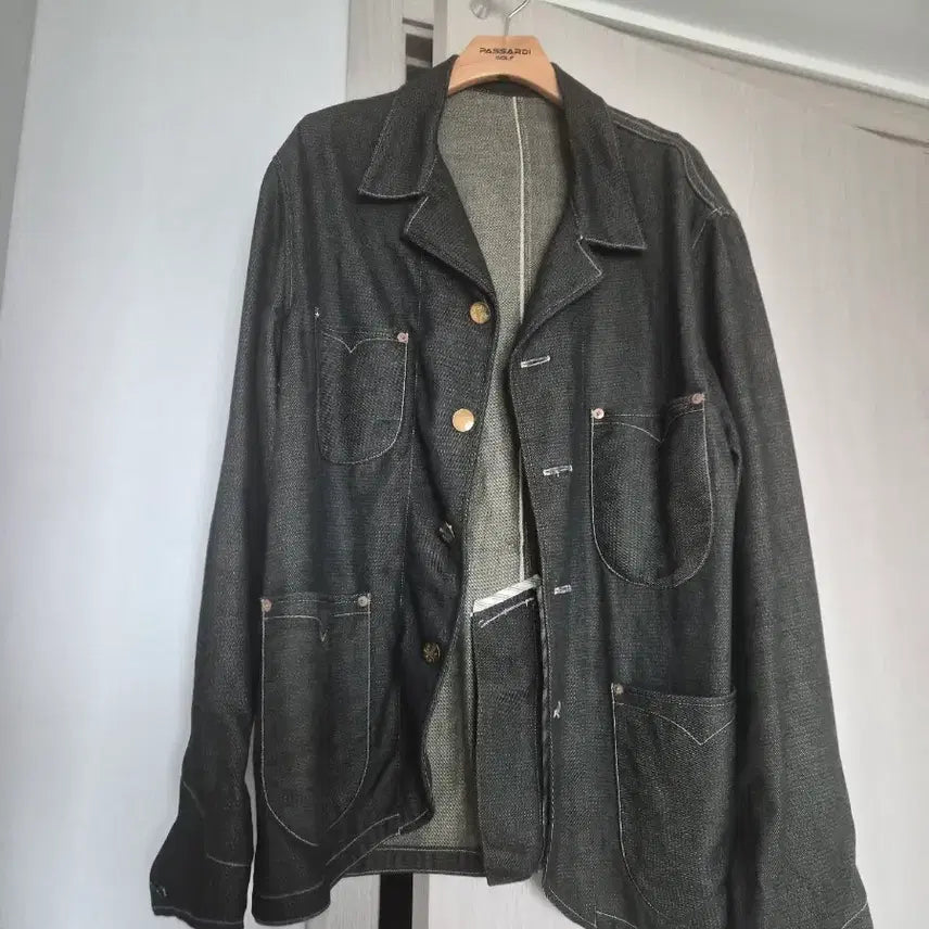 [BUNJANG] Levi's Vintage Clothing (LVC) Black Denim Jacket / LVC 데님 자켓 블랙