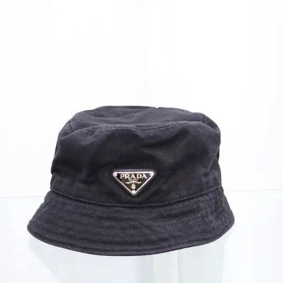 [BUNJANG] Prada Triangle Logo Bucket Hat / 프라다 삼각로고 버킷햇 모자 2HC137 2DXI