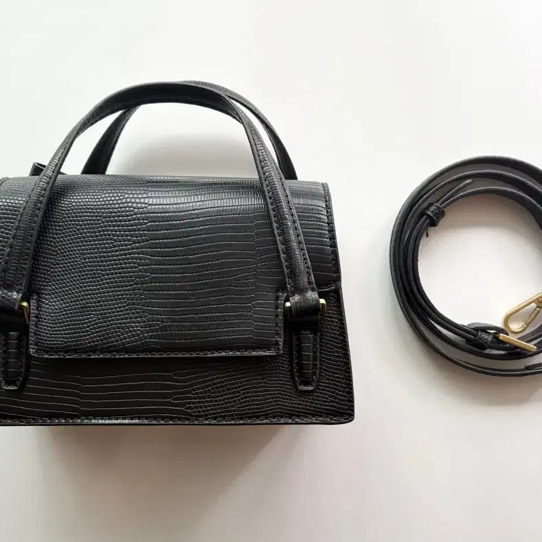 [BUNJANG] ZARA 3-Way Mini Tote Bag Black / 자라 정품 미니 토트백 새상품급 3WAY 블랙