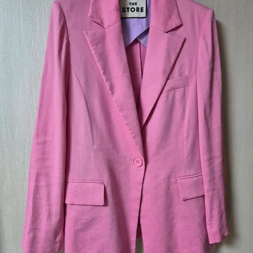 [BUNJANG] The Handsome Forme de Store Linen Jacket Blazer Size S / 한섬 폼더스토어 자켓 린넨 자켓 블레이져 S