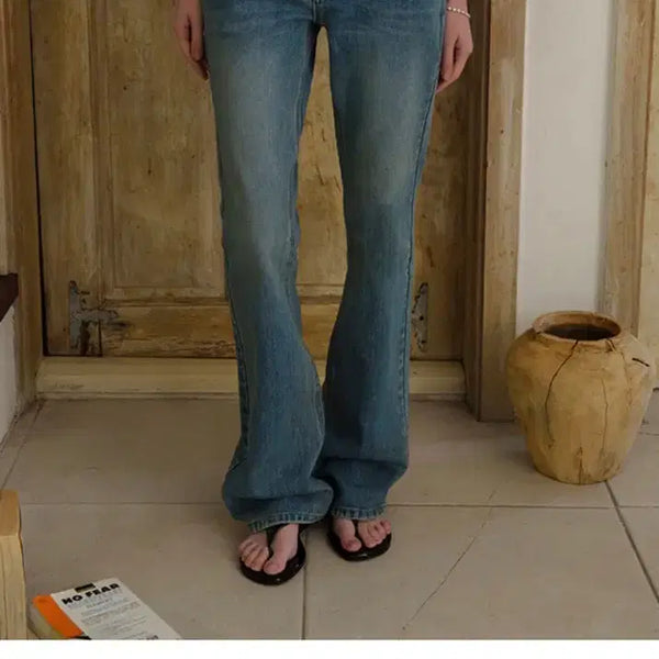 [BUNJANG] ODS Kent Bootcut Denim Jeans Mid Blue / ODS 019 켄트 부츠컷 데님 미드 블루