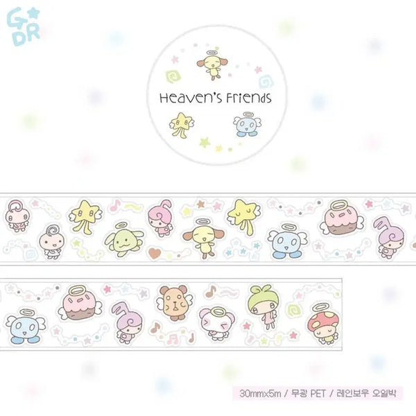 [BUNJANG] Heaven's Friends Kiss Cut Sticker / 그렁그렁단 헤븐즈프렌즈 키스컷띵