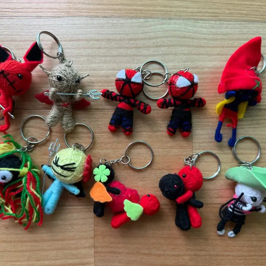 [BUNJANG] Handmade Keychain Set (10 pcs) / 열쇠고리