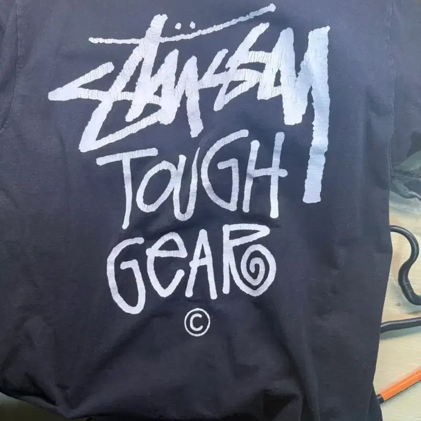 [BUNJANG] Stussy Black Short Sleeve T-Shirt / 스투시 검정