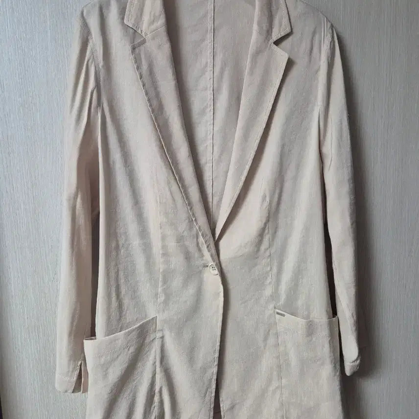 [BUNJANG] Hazzys Ladies Linen Jacket 90 / 헤지스 레이디스 린넨 자켓 90