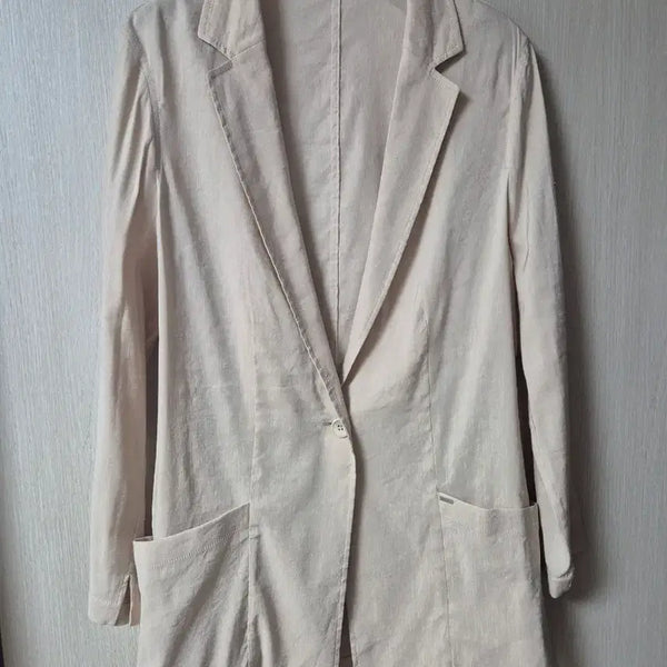 [BUNJANG] Hazzys Ladies Linen Jacket 90 / 헤지스 레이디스 린넨 자켓 90