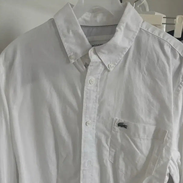 [BUNJANG] Lacoste White Shirt / 라코스테셔츠
