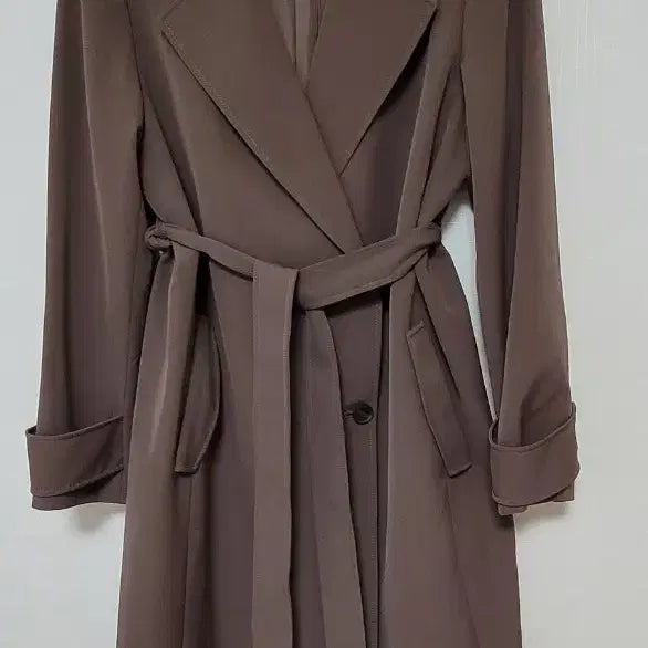 [BUNJANG] Milano Story Brown Trench Coat (Size 88) / [새상품]밀라노 스토리 브라운 트렌치 코트 (88)