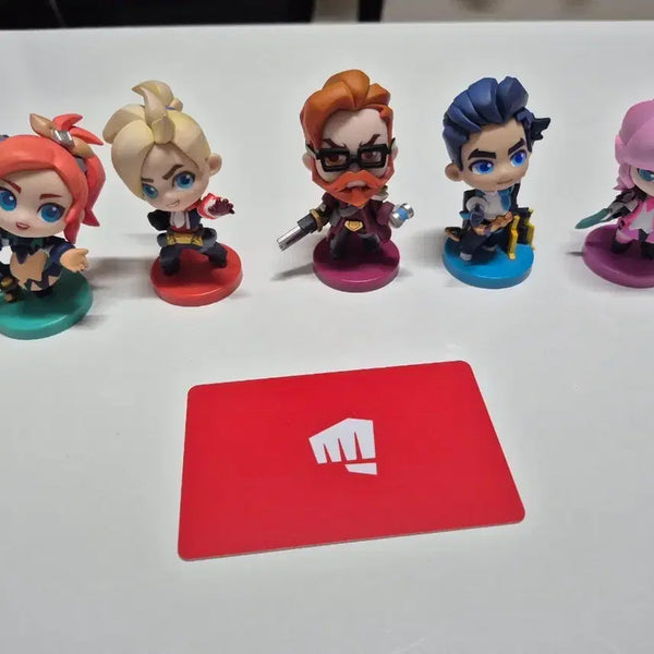 [BUNJANG] League of Legends Battle Academy 5-Figure Set / 리그 오브 레전드 전투사관학교 피규어 5종 세트