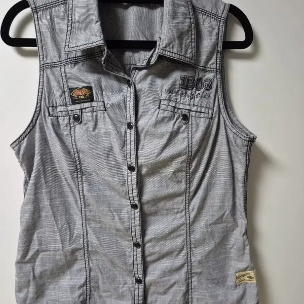 [BUNJANG] Harley-Davidson 120th Anniversary Women's Sleeveless Top & Short Sleeve Shirt Bundle / 할리데이비슨(여성)120주년 기념 민소매1+반팔1/총2벌