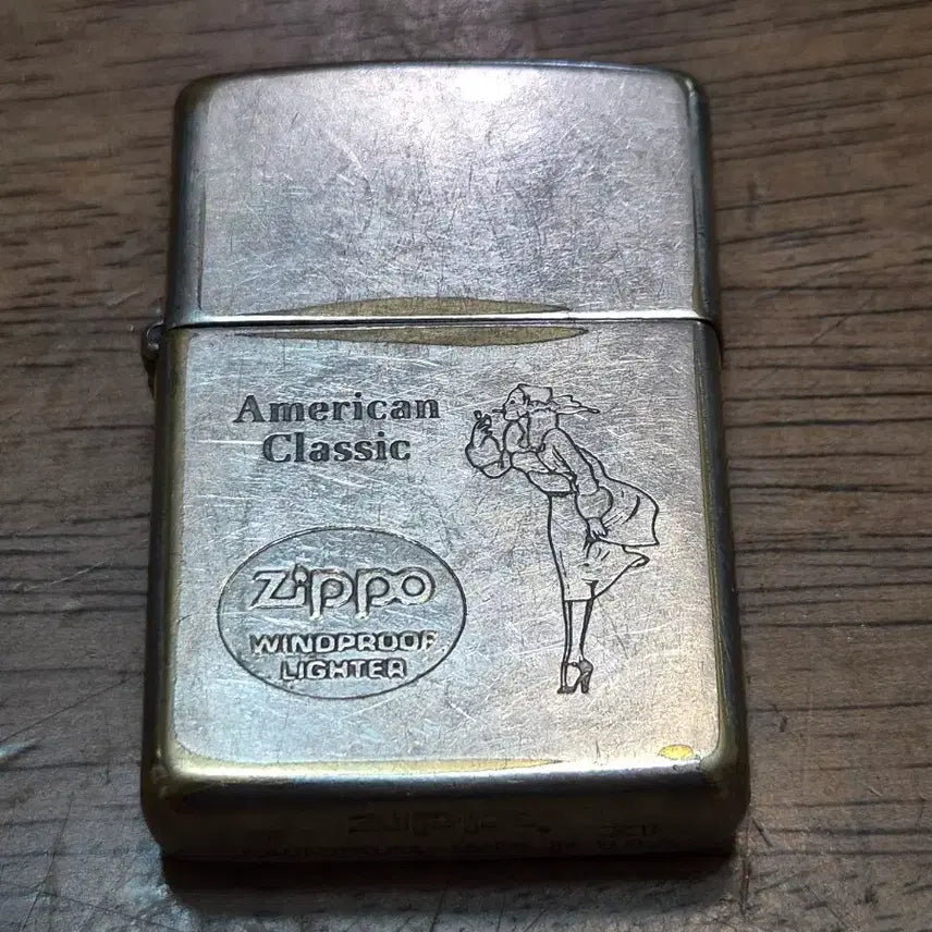 [BUNJANG] Zippo Windy Girl American Classic Brass Windproof Lighter (1996) / 윈디걸 지포라이터