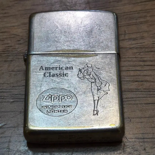 [BUNJANG] Zippo Windy Girl American Classic Brass Windproof Lighter (1996) / 윈디걸 지포라이터