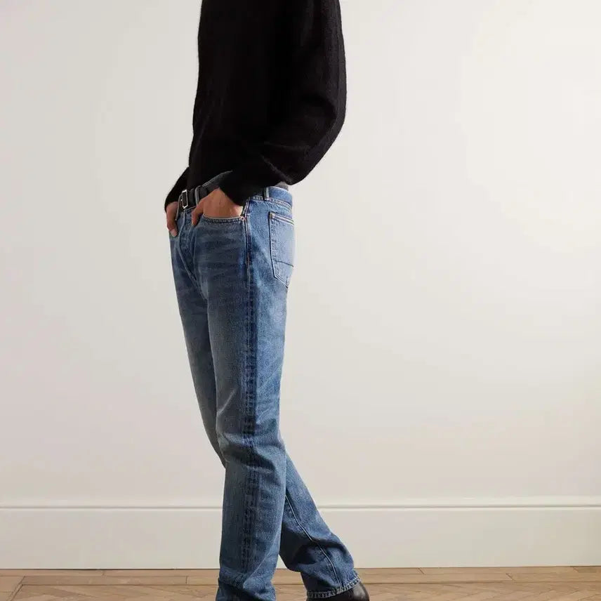 [BUNJANG] Tom Ford 24FW DPS001 Mid-Wash Slim Straight Jeans / 톰포드 24fw dps001 중청데님