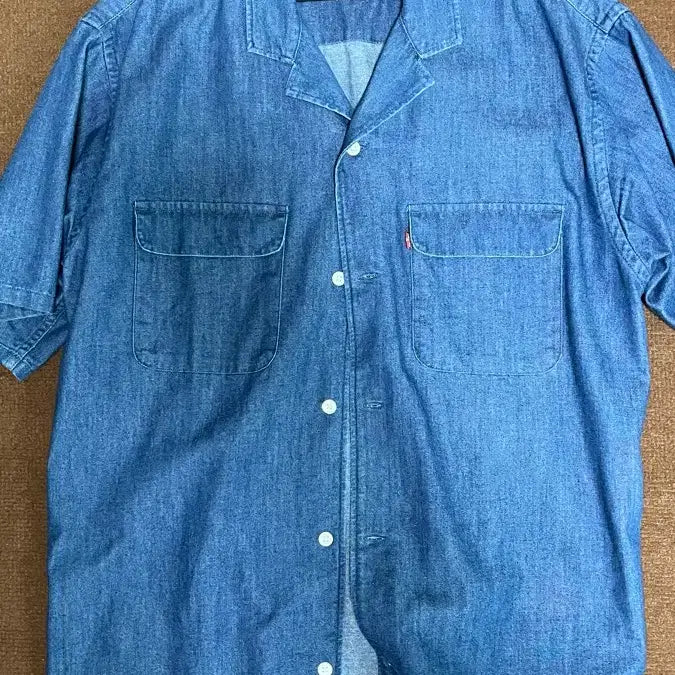 [BUNJANG] Levi's Blue Denim Shirt / 리바이스 청 데님 셔츠