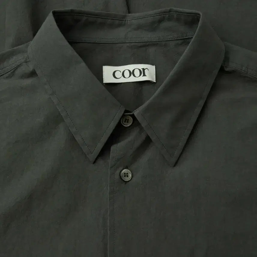 [BUNJANG] COOR Grey Shirt / 쿠어 그레이 셔츠