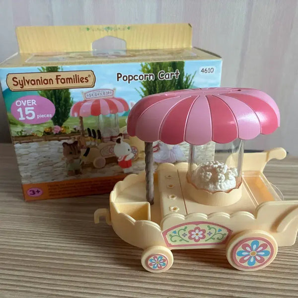 [BUNJANG] Sylvanian Families Savory Popcorn Cart (Discontinued) / [단종] 실바니안 고소한 팝콘 카트(4610)