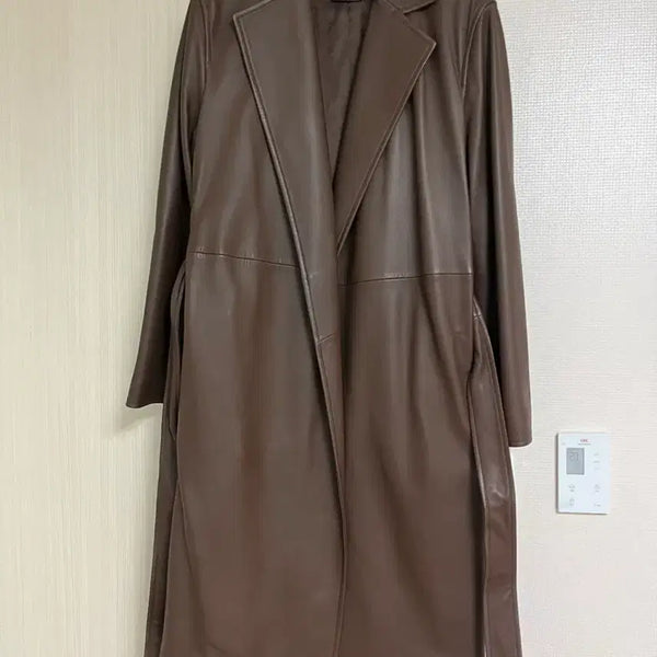 [BUNJANG] JOSEPH Lambskin Long Coat / 조셉 JOSEPH 양가죽 롱 코트
