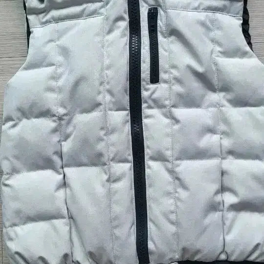 [BUNJANG] Novis Down Padded Vest Oatmeal Grey / 노비스 다운 패딩 조끼 오트밀 그레이 색상  55