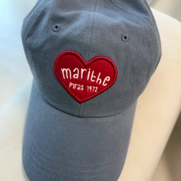 [BUNJANG] Marithe Francois Girbaud Heart Logo Ball Cap / 마리떼 프랑소와 저버 볼캡 하트로고 새상품