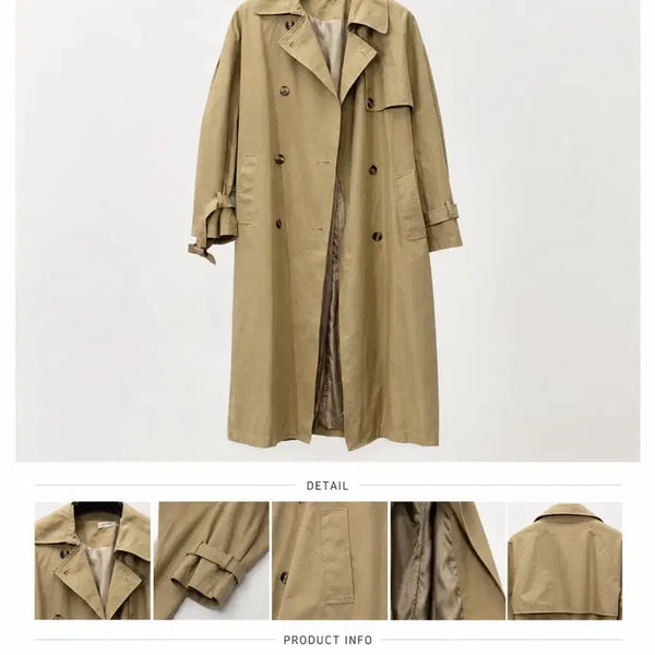 [BUNJANG] Mills Studio Beige Coat / 밀스튜디오 베이지 코트