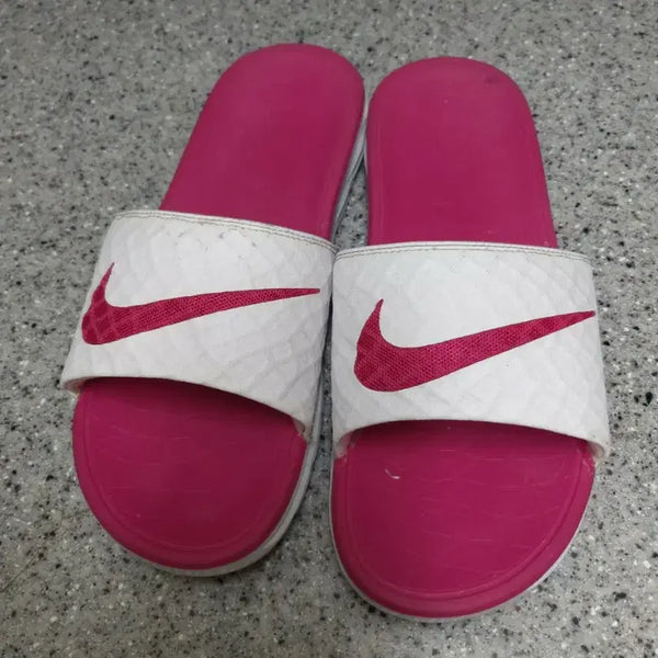 [BUNJANG] Nike Slide Sandals Pink/White Size 250mm / 나이키 슬라이드 샌들 250mm 핑크/화이트