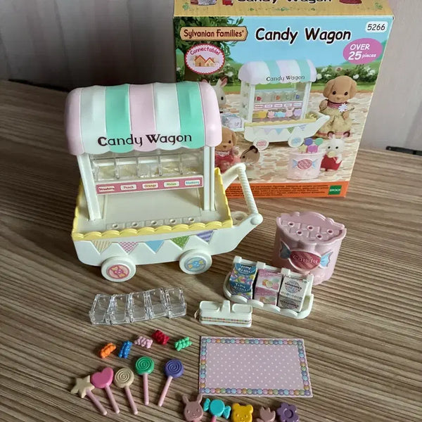 [BUNJANG] Sylvanian Families Colorful Candy Wagon / [단종]실바니안 컬러풀 캔디 웨건/왜건(5266)