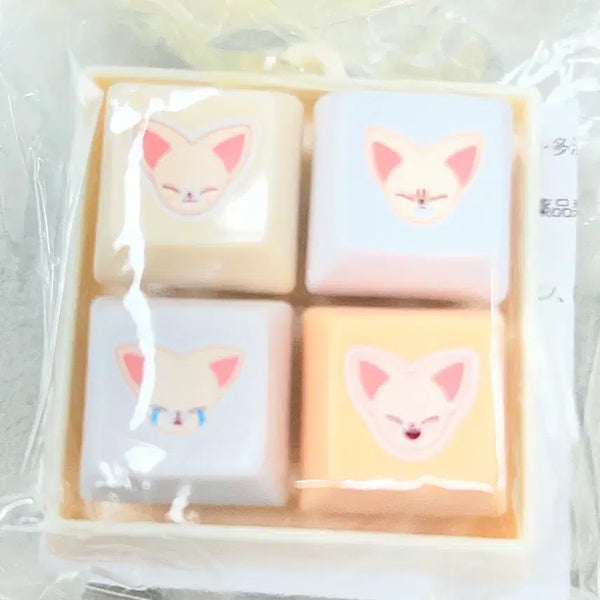 [BUNJANG] Foxine Skizoo Kuji Keyring / 일본 키캡 키링 폭시니 스키주 쿠지