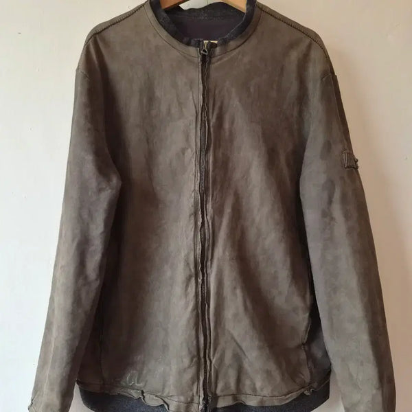 [BUNJANG] SERIES Men's Garment Washing Pôderosa Lambskin Jacket Size 105 / 시리즈 남성 가먼트워싱 포데로사 양가죽자켓 105사이즈