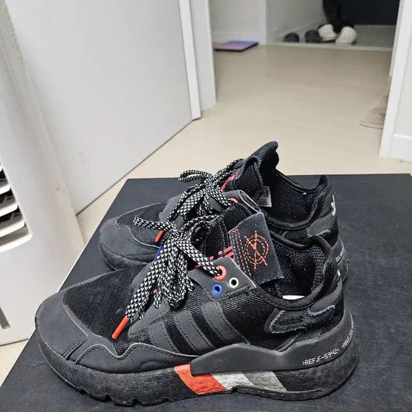 [BUNJANG] Adidas Nite Jogger Black 240mm Sneakers / 아디다스 나이트조거 블랙 240mm 상태매우좋음