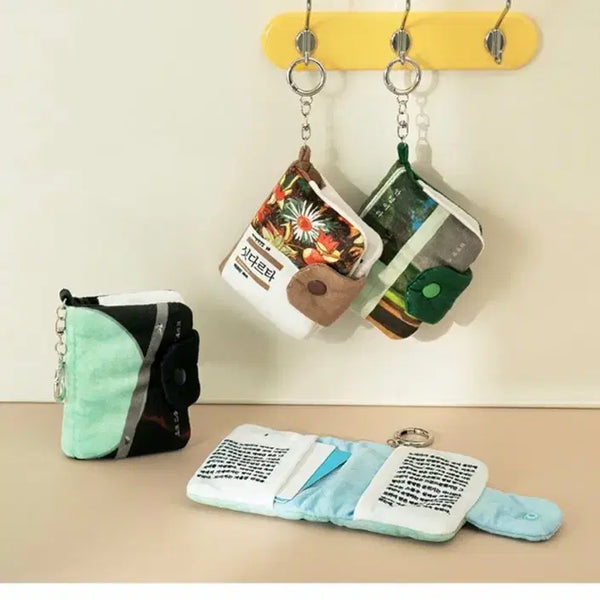 [BUNJANG] Aladdin Book Cover Keyring Cardholder / 알라딘 책 키링 카드지갑