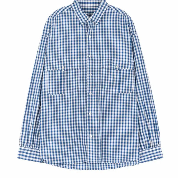 [BUNJANG] Porter Classic Gingham Roll-Up Shirt - Size M / 포터클래식 깅엄 롤업 셔츠 M사이즈