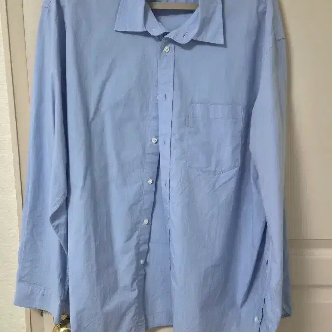 [BUNJANG] Pottery Comfort Shirt Sax / 포터리 컴포트 셔츠 sax (2 size)