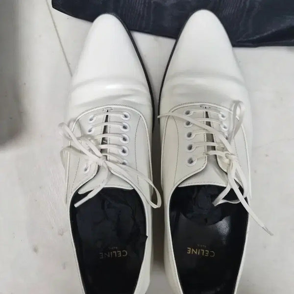 [BUNJANG] Celine White Oxford Shoes Size 36 / 셀린느 화이트 옥스포드 슈즈 36