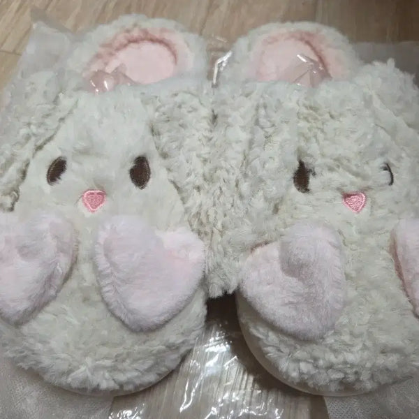 [BUNJANG] Rabbit Fur Slippers / 토끼털 슬리퍼